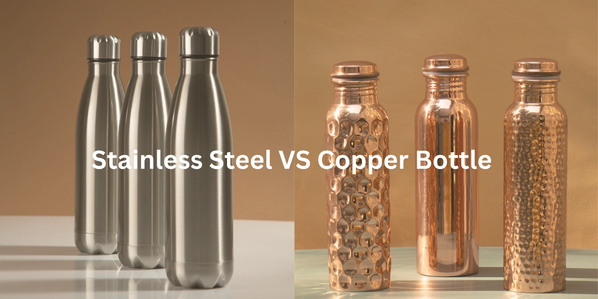 Stainless steel vs copper water bottles: What's better for everyday health?