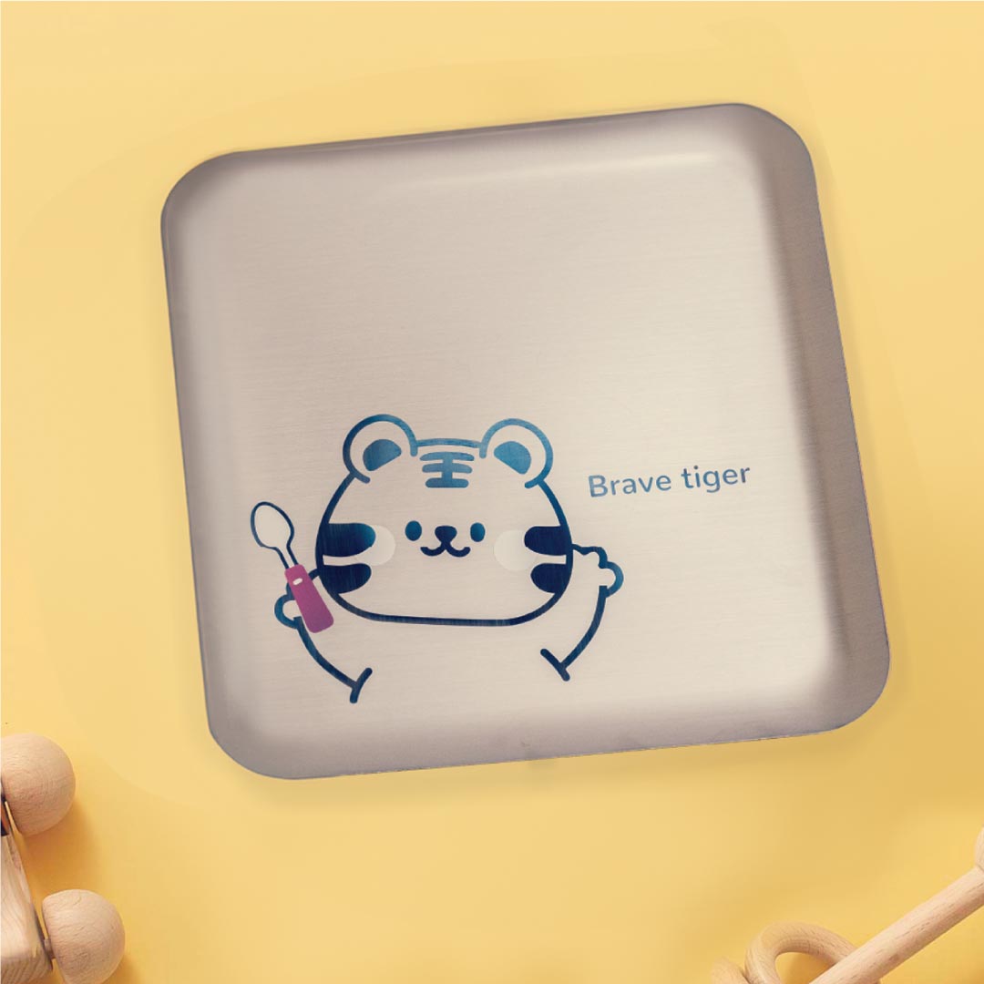 Stainless steel Block Plate - Tiger