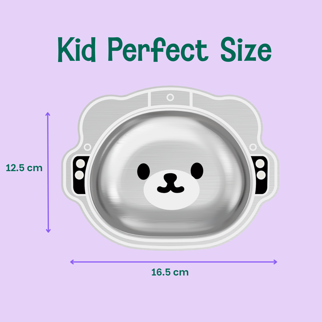 Stainless steel Astro bowl - Bear