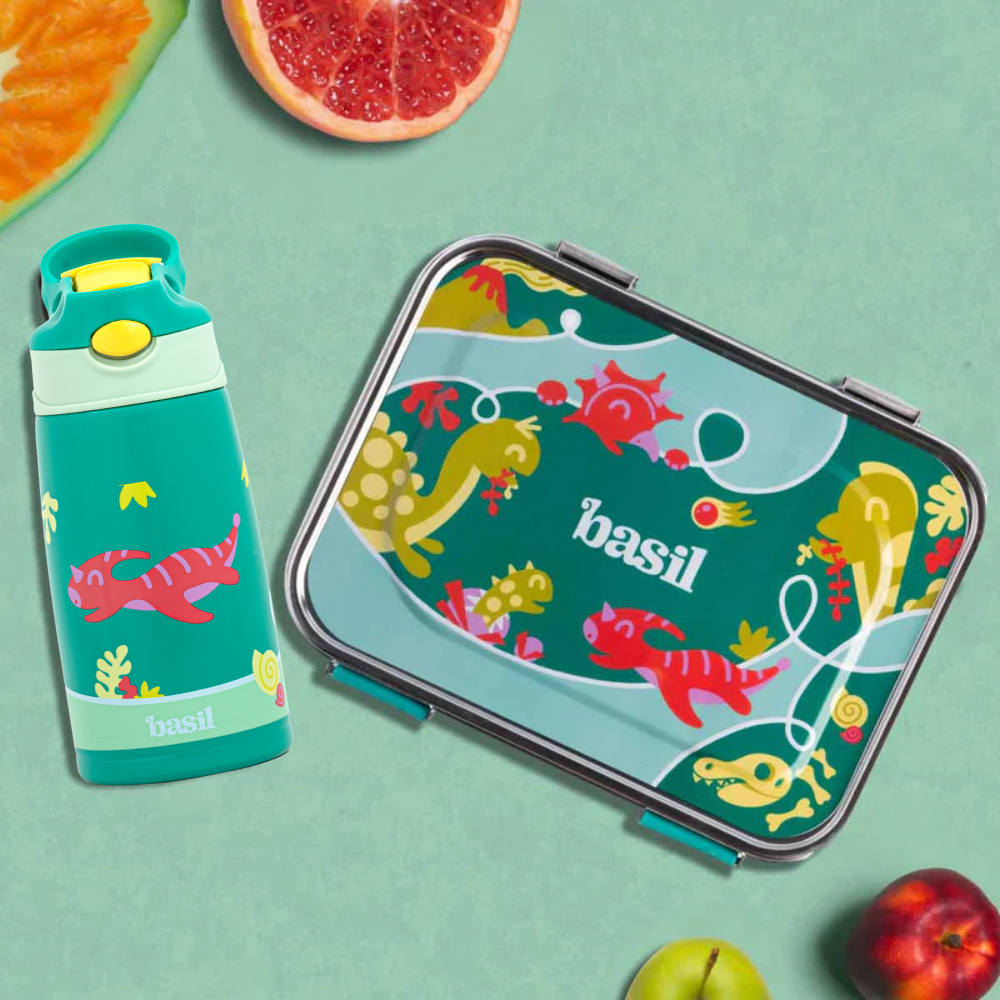 Set of 2: Bento box & 430 ml Sipper - Hocus Docus