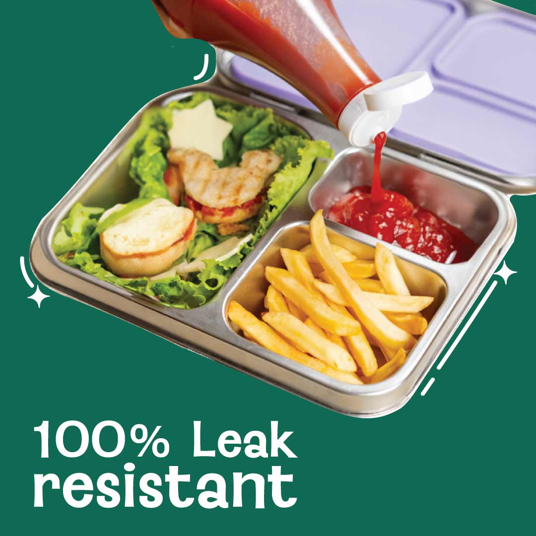 Set of 3: Bento box & 2 Plates - Cloud Hopper