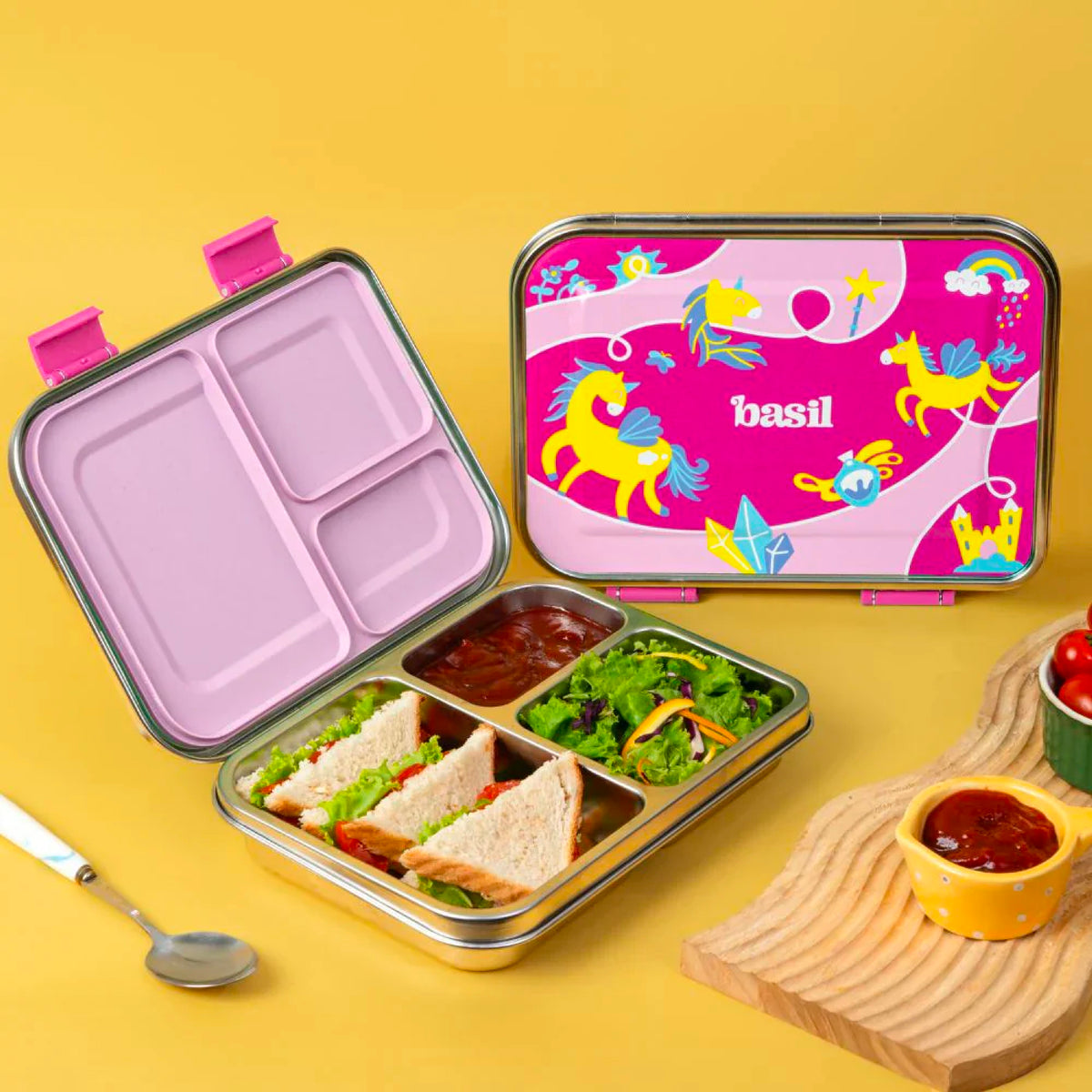 Bento Neo 3 C Lunch Box - Pixie Dash
