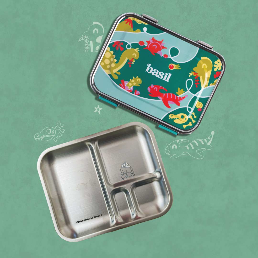 Set of 2: Bento box & Plate - Hocus Docus