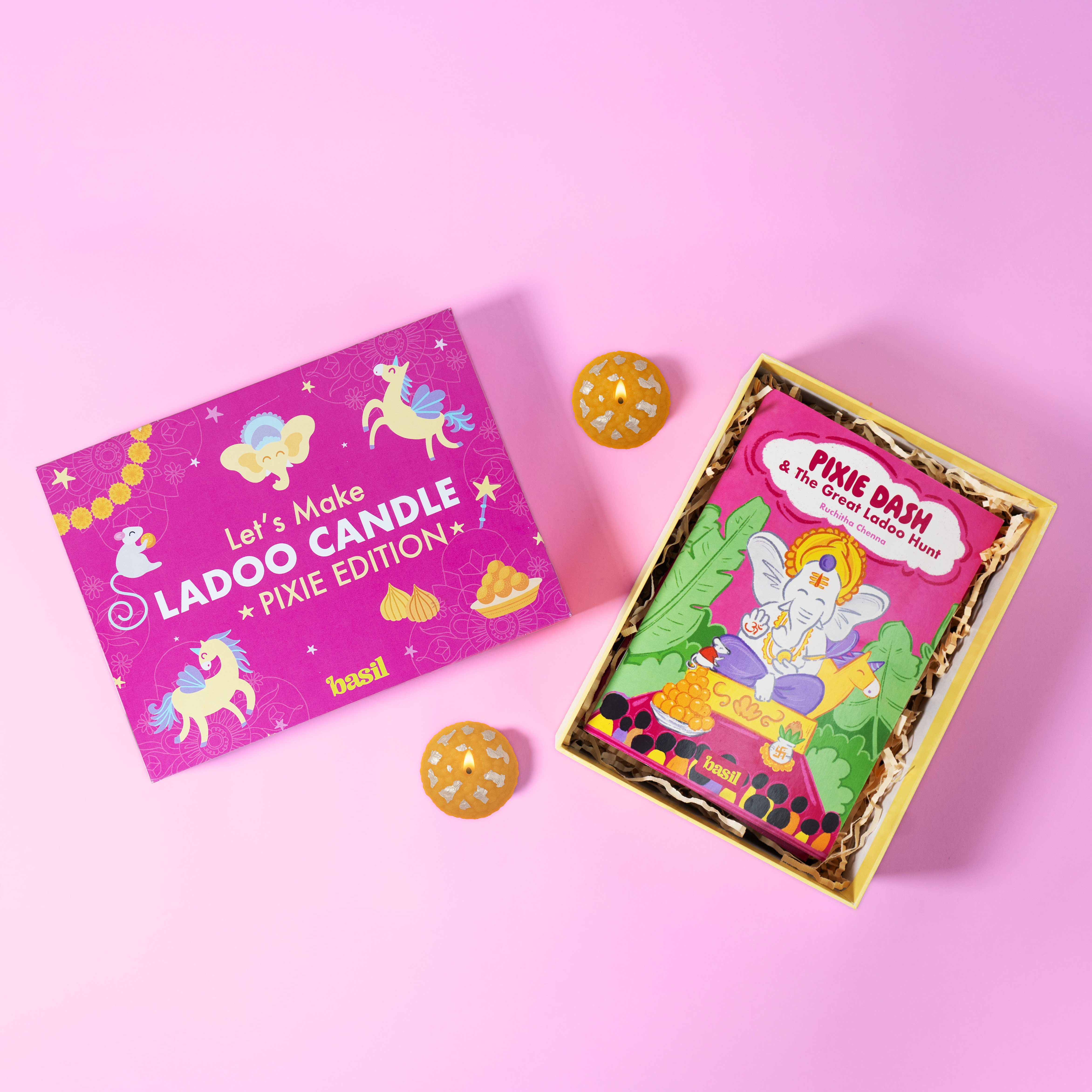 Ganesha Ladoo Candle Making Kit - Pixie Edition