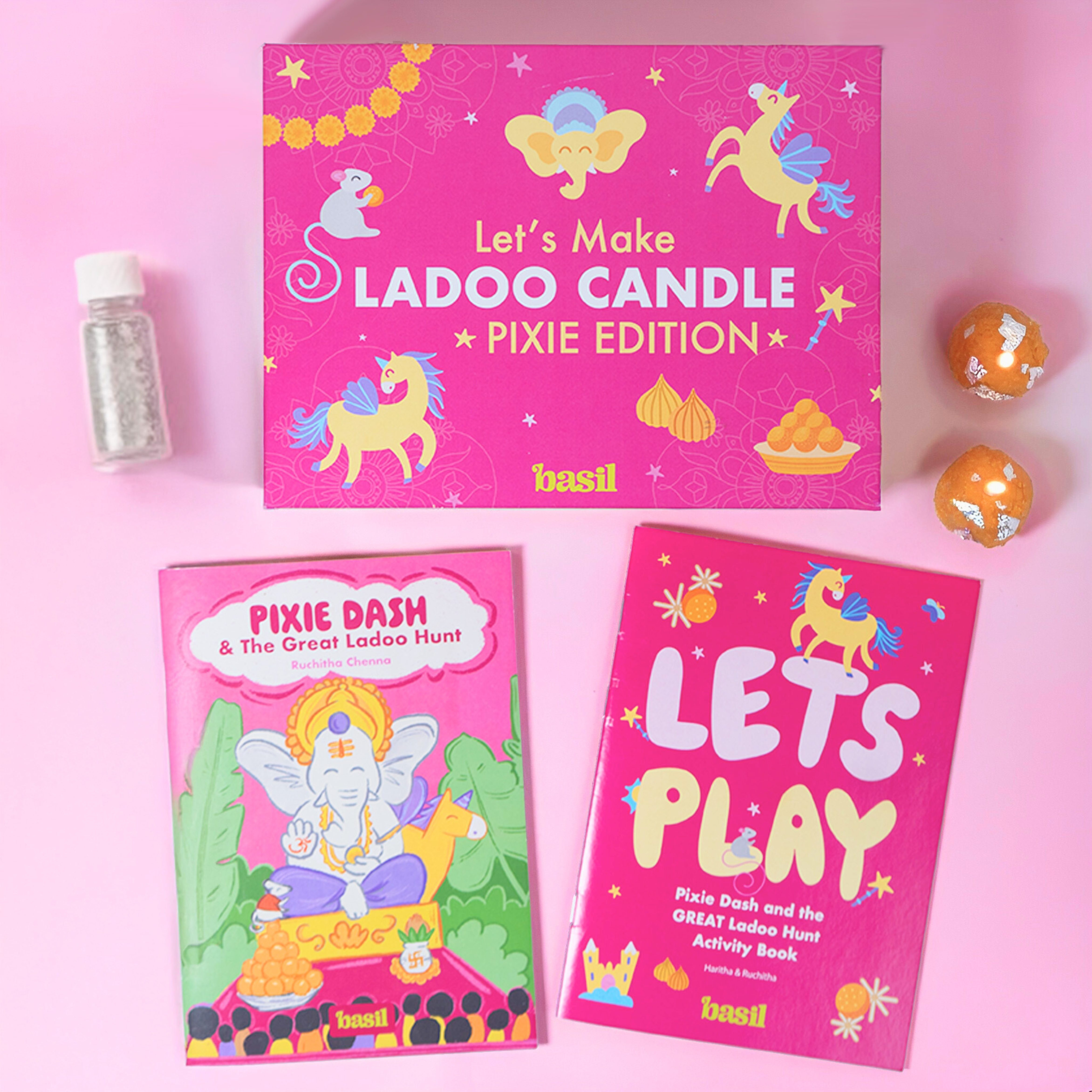 Ganesha Ladoo Candle Making Kit - Pixie Edition
