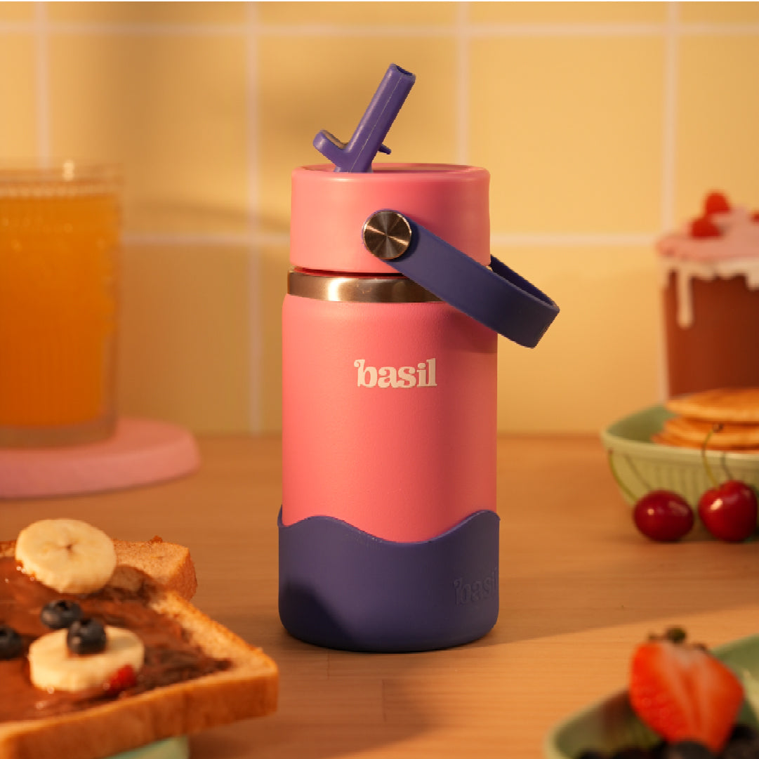 Insulated Stainless steel Sipper with Carry Handle - Reef