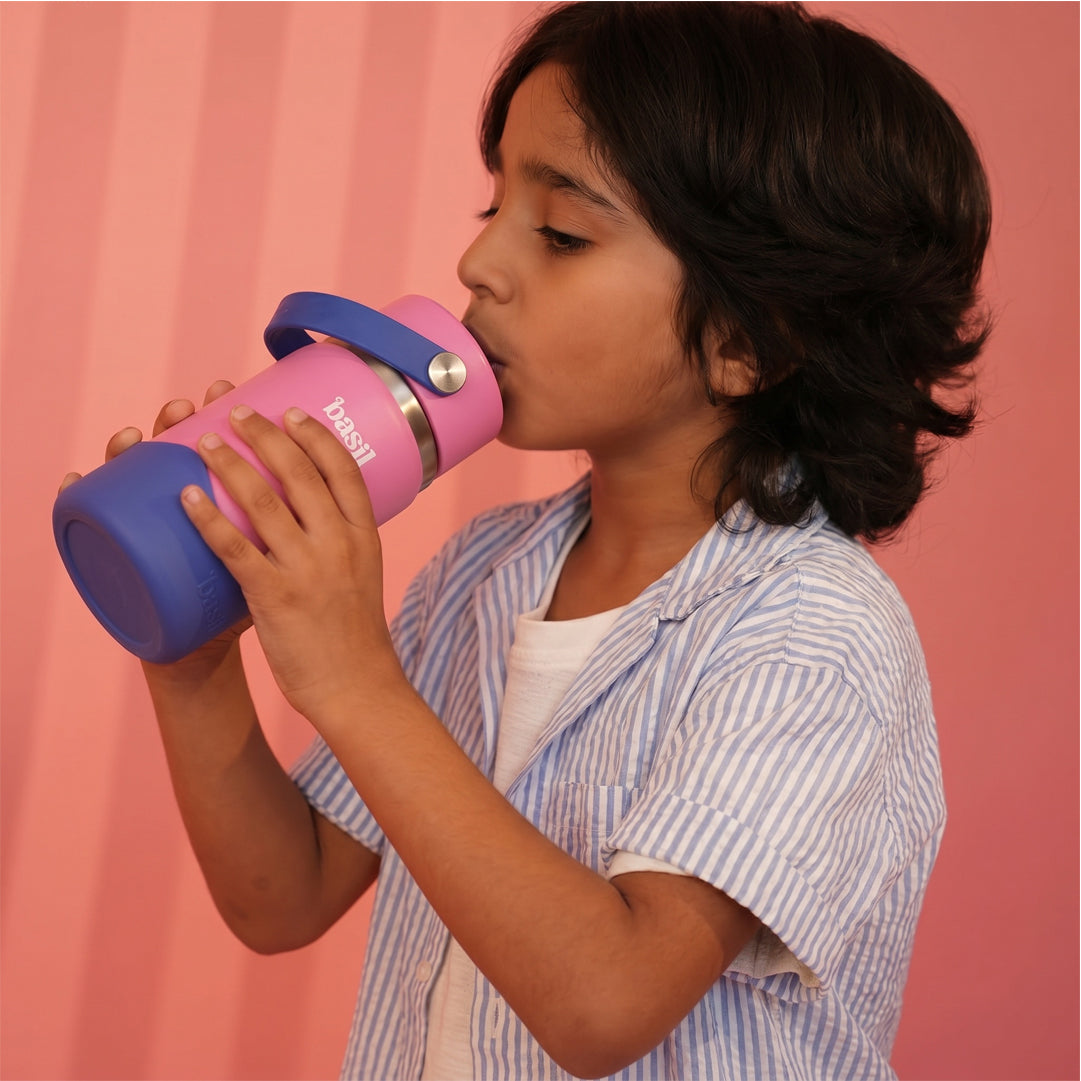 Insulated Stainless steel Sipper with Carry Handle - Reef