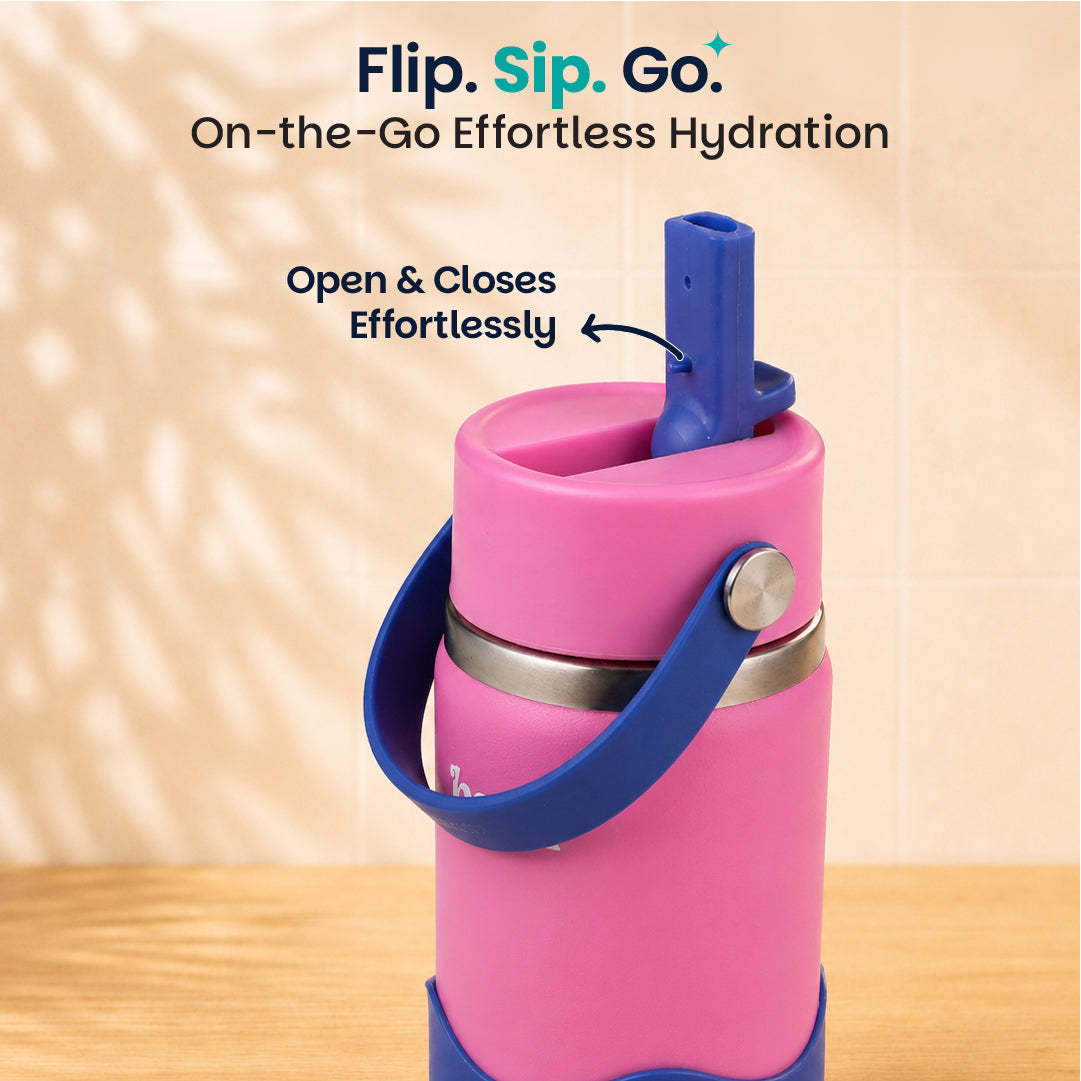 Insulated Stainless steel Sipper with Carry Handle - Reef