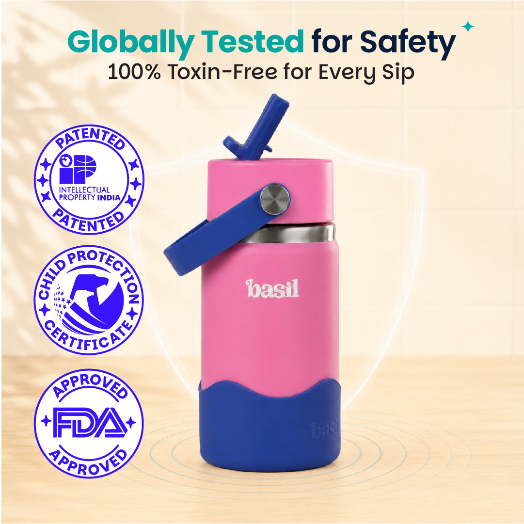 Insulated Stainless steel Sipper with Carry Handle - Reef