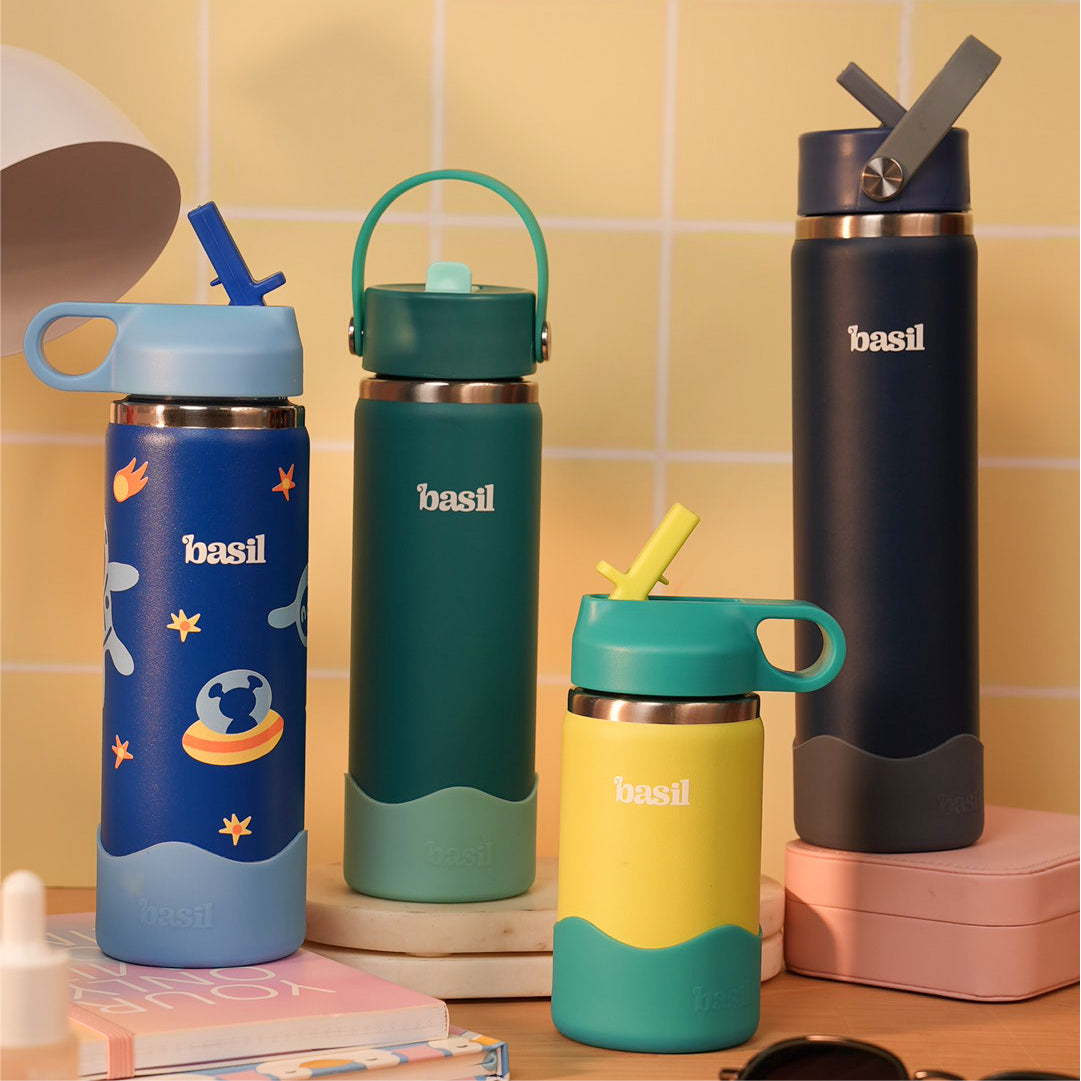 Insulated Stainless steel Sipper with Carry Handle - Classic Navy