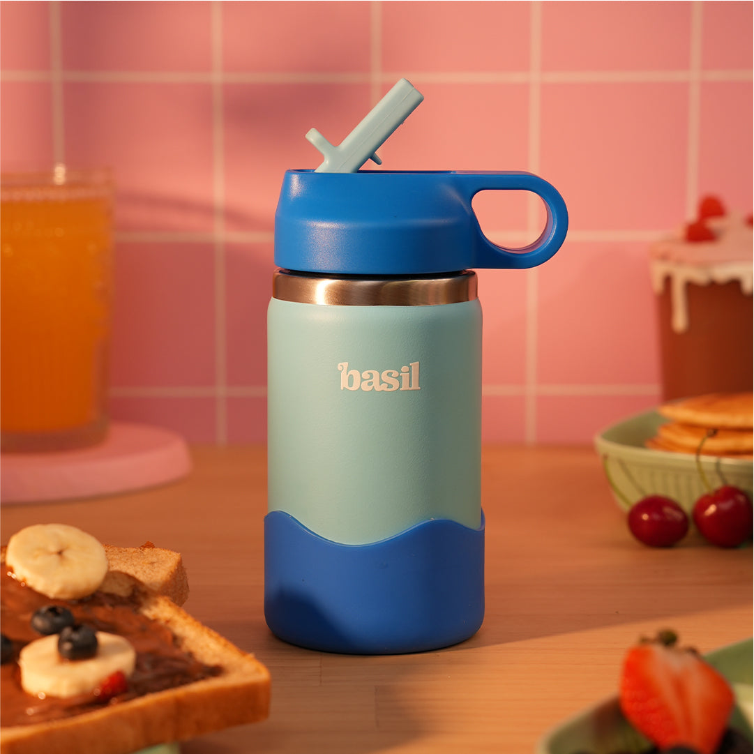Insulated Stainless steel Sipper with Loop Handle - Glacier