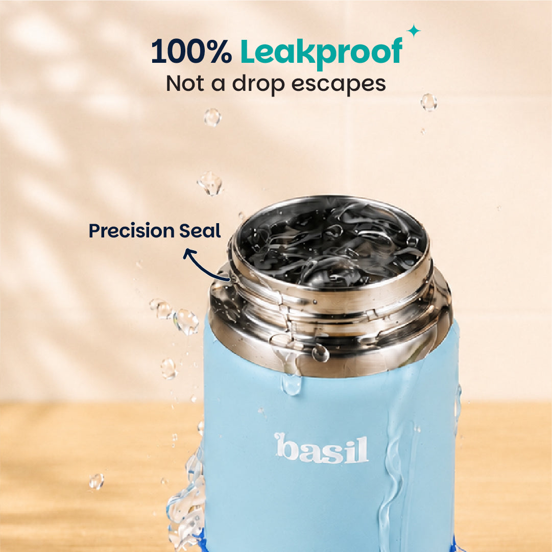 Insulated Stainless steel Sipper with Loop Handle - Glacier