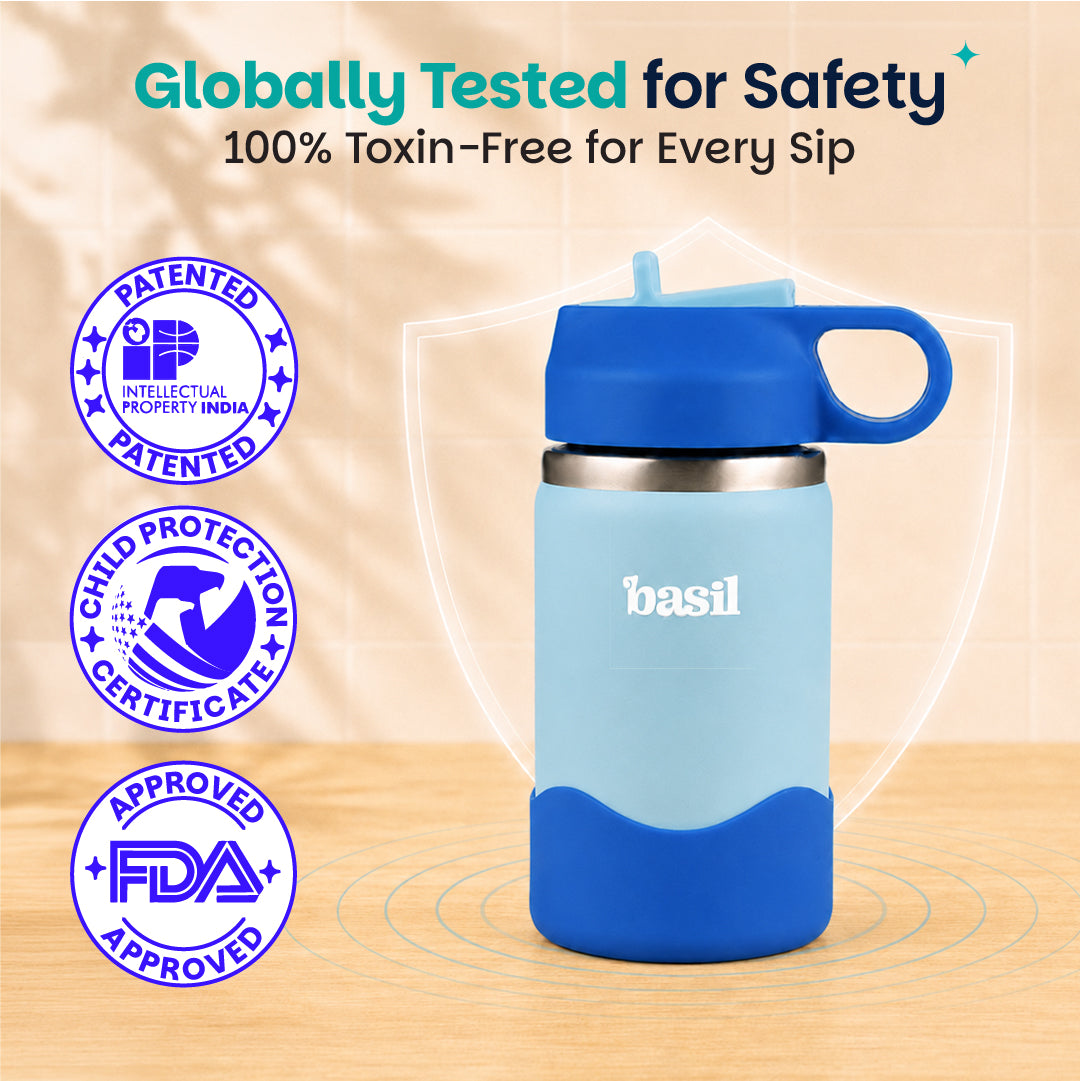 Insulated Stainless steel Sipper with Loop Handle - Glacier