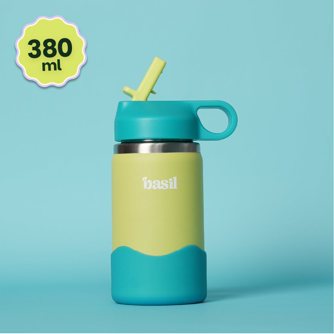 Insulated Stainless steel Sipper with Loop Handle- Lagoon