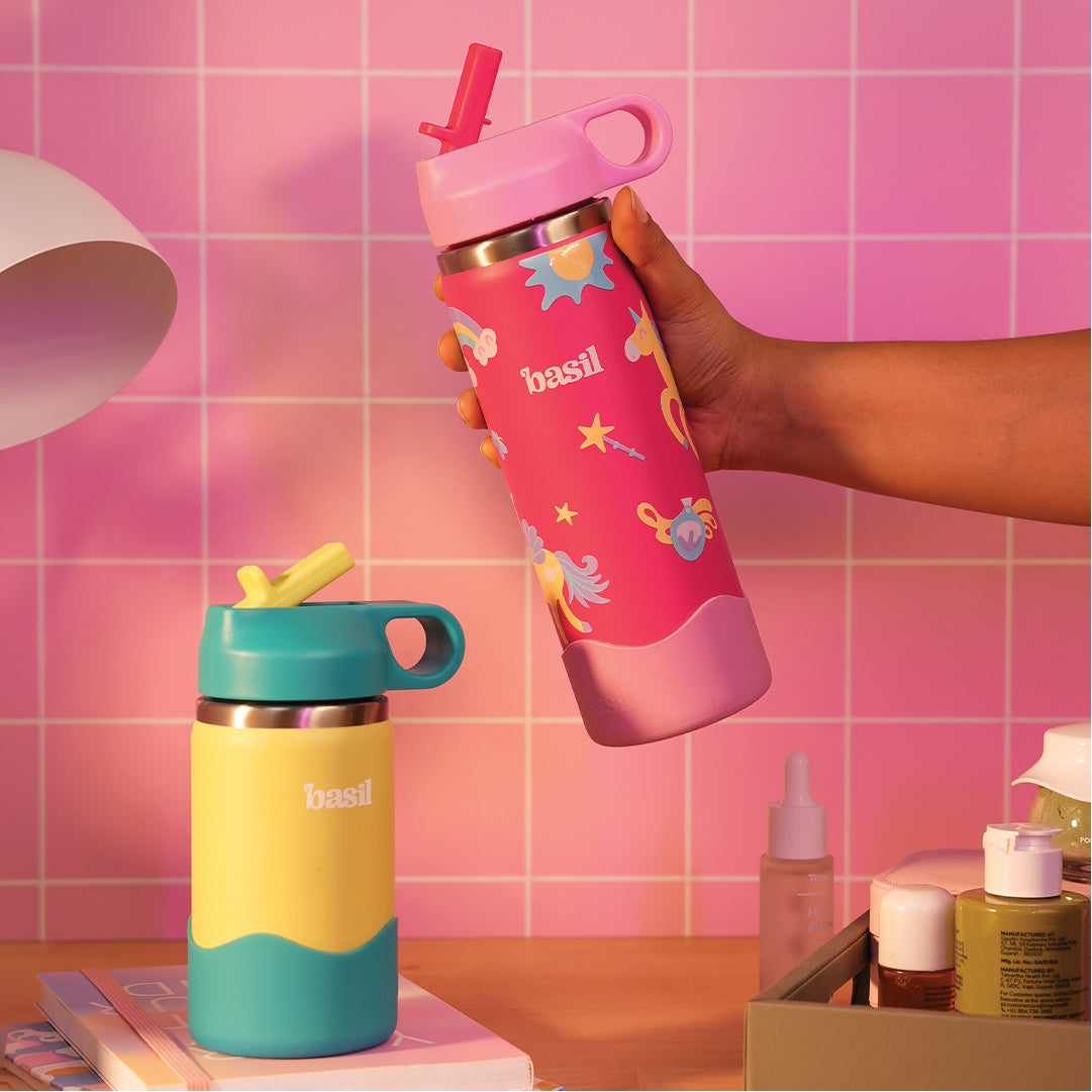 Insulated Stainless steel Sipper with Loop Handle- Lagoon