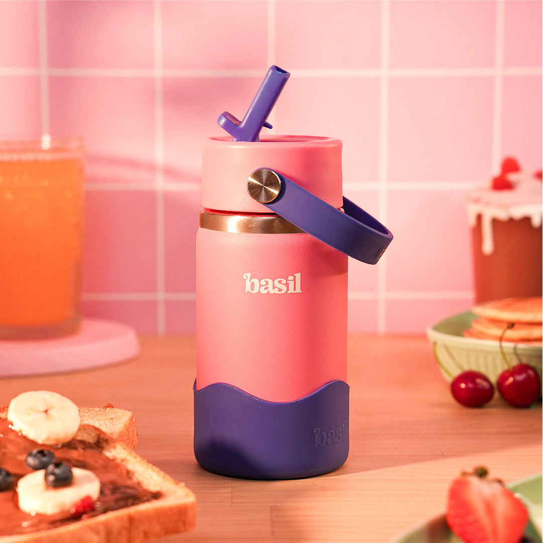 Insulated Stainless steel Sipper with Carry Handle - Reef