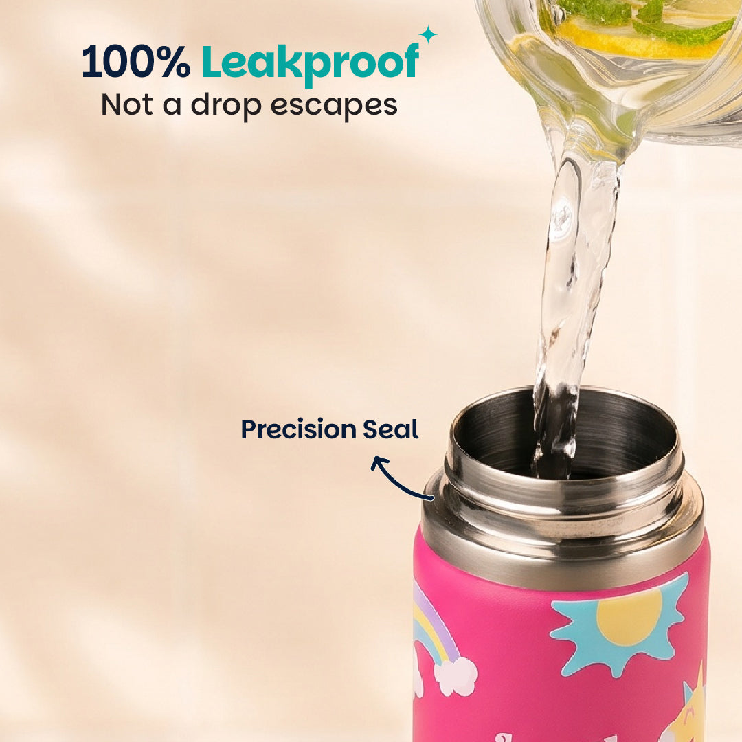 Insulated Stainless steel Sipper with Loop Handle- Pixie Dash