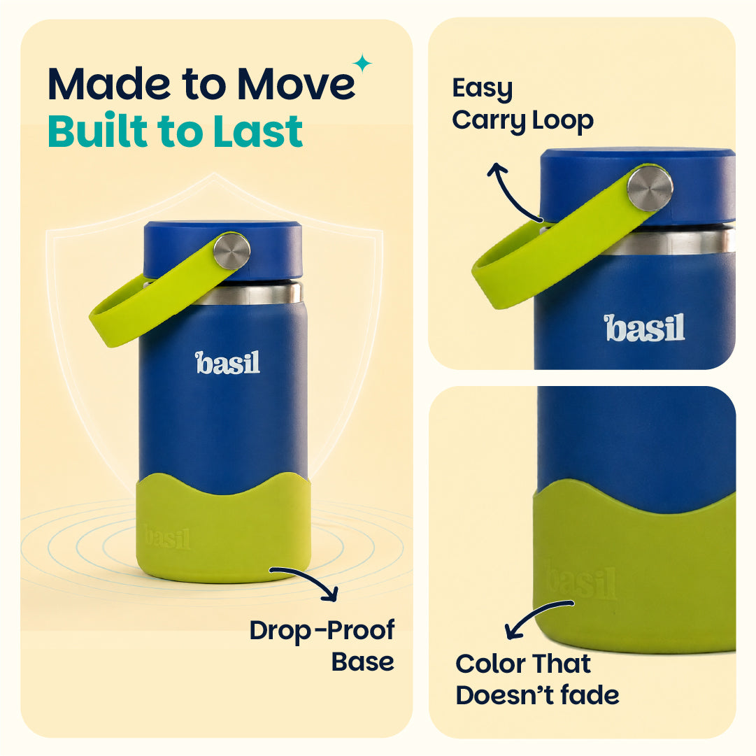 Insulated Stainless steel bottle with Carry Handle - Oasis