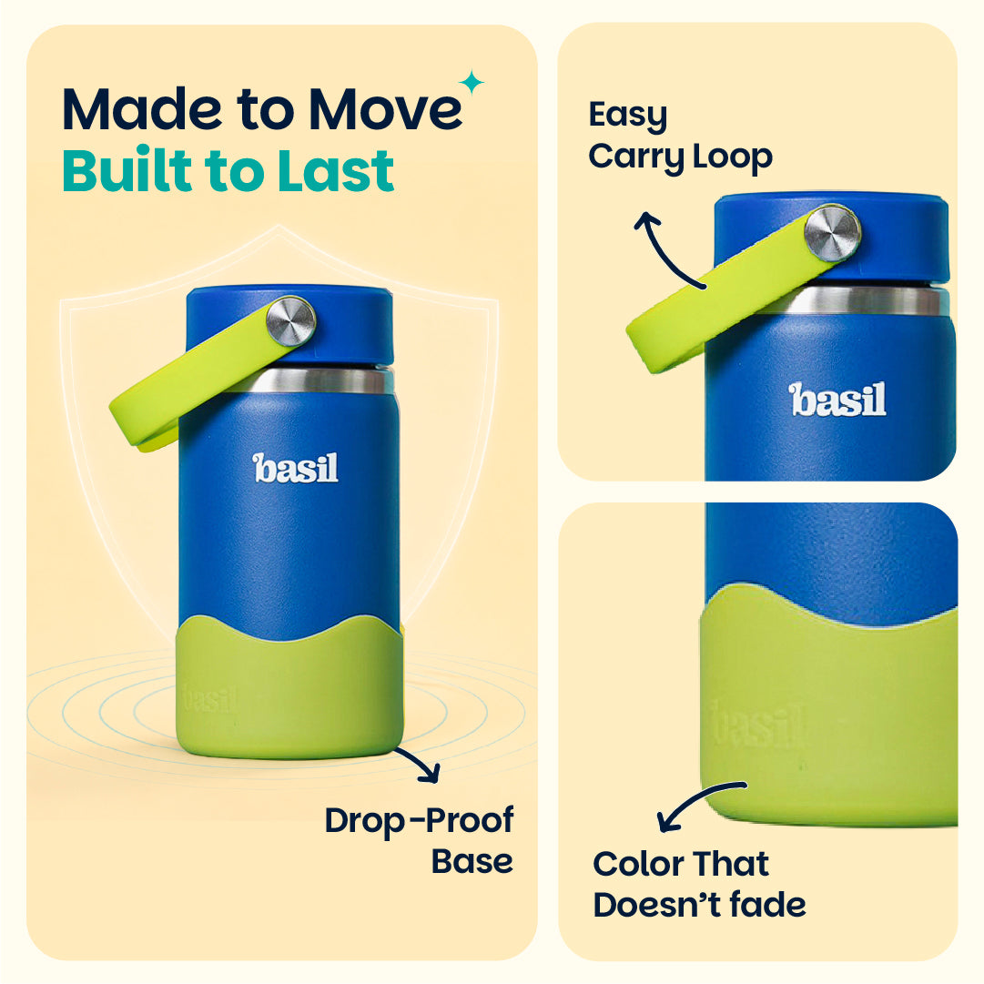 Insulated Stainless steel bottle with Carry Handle - Oasis