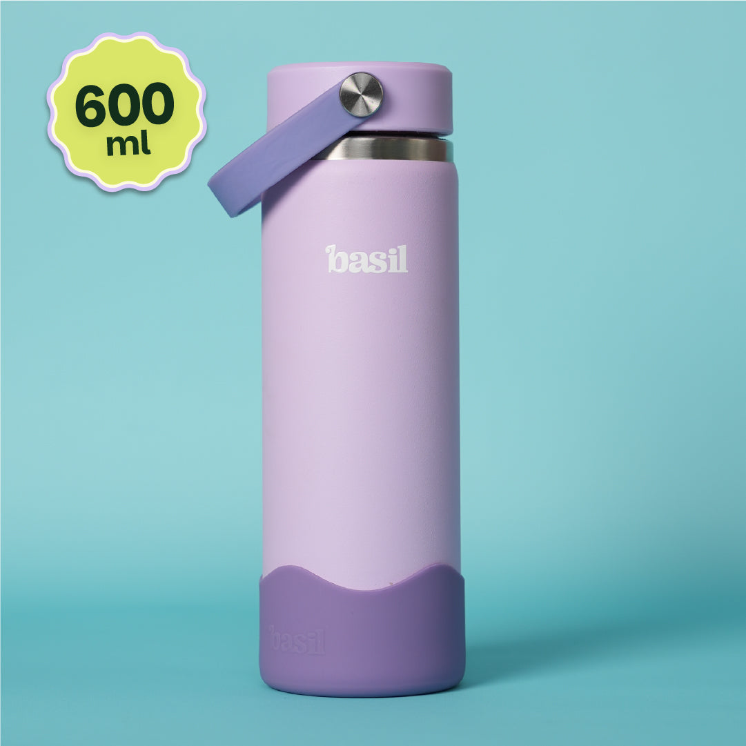 Insulated Stainless steel bottle with Carry Handle - Classic Lilac