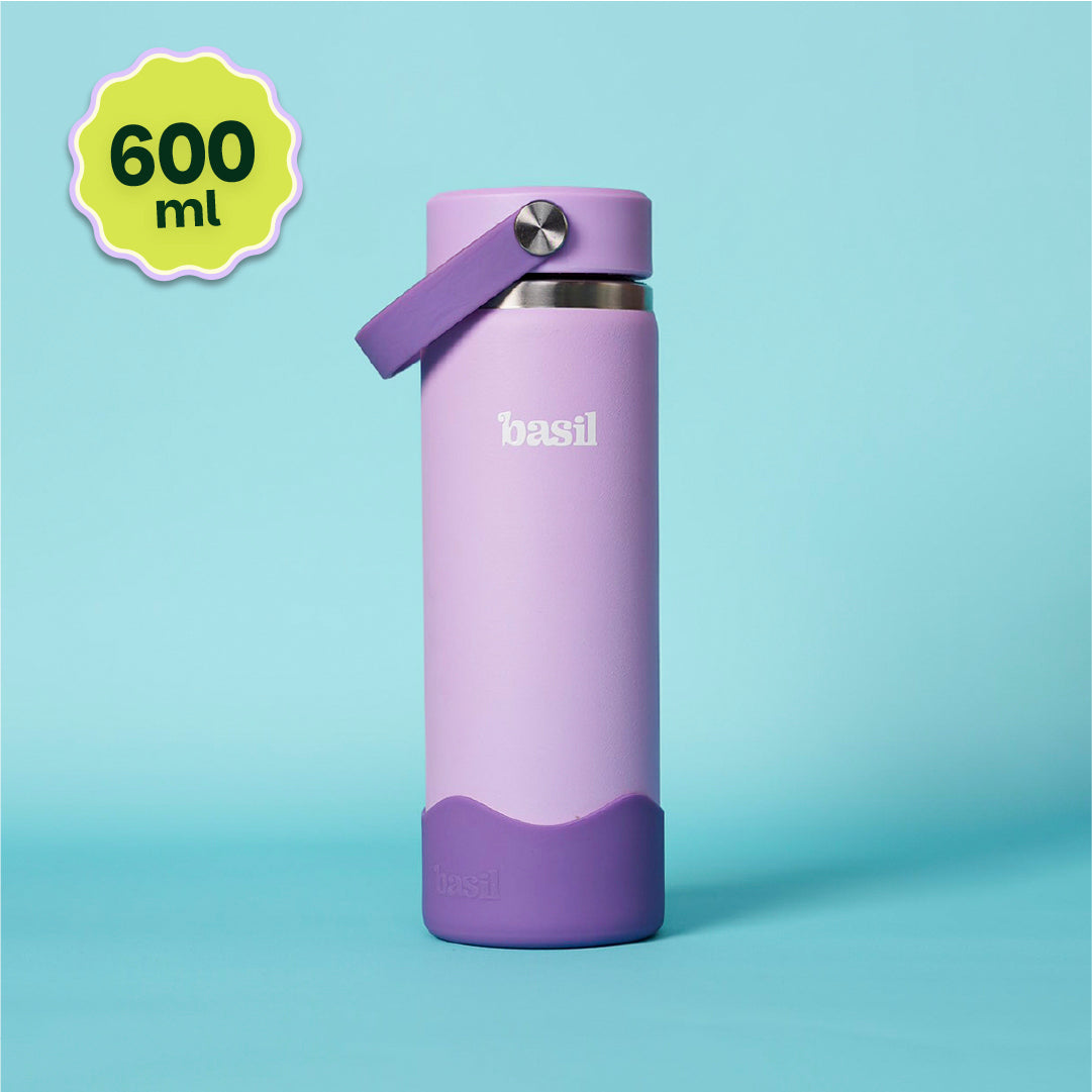 Insulated Stainless steel bottle with Carry Handle - Classic Lilac