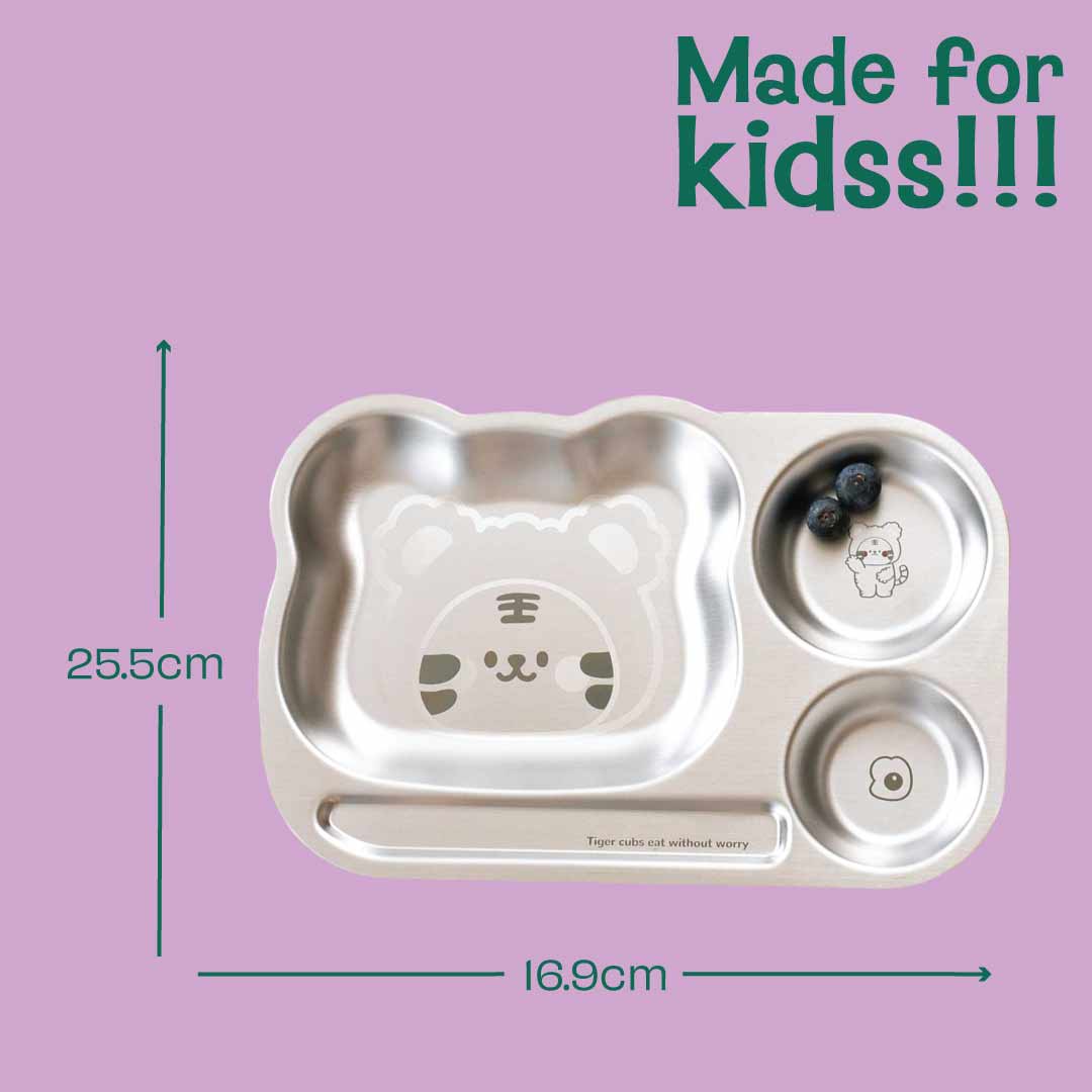 Set of 3: Bento box, Sipper & Plate - Pixie Dash