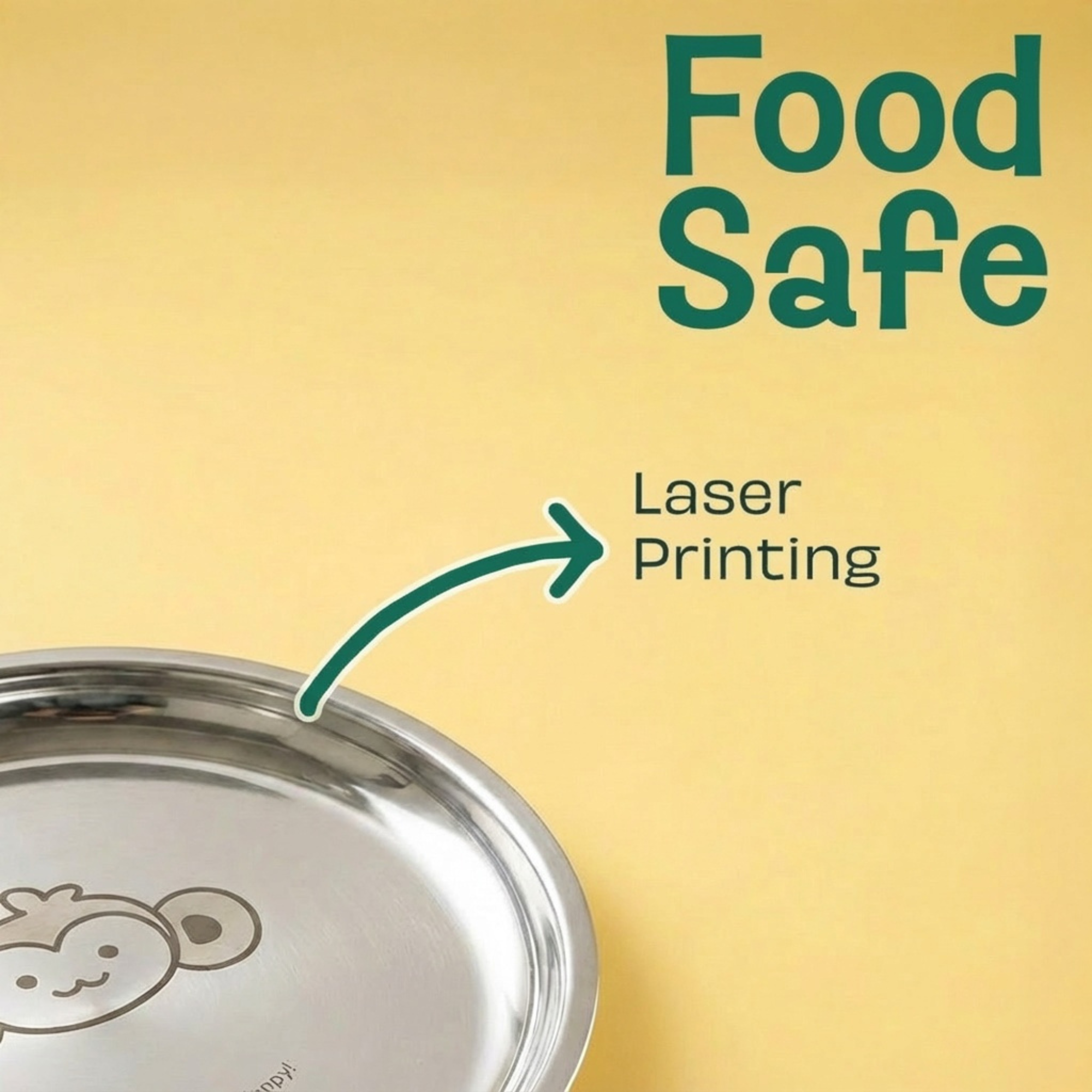 Stainless steel Round Plate - Miko