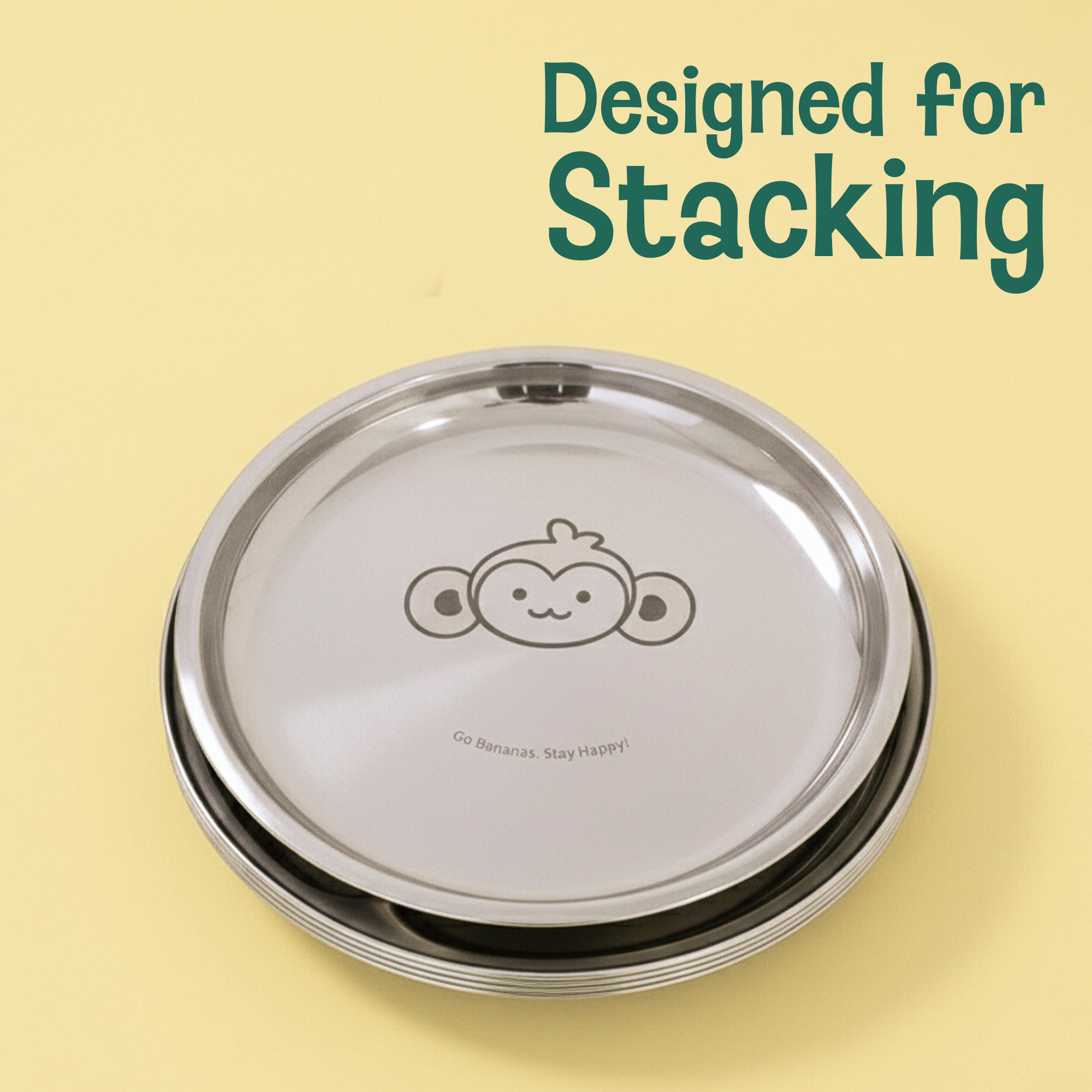 Stainless steel Round Plate - Miko