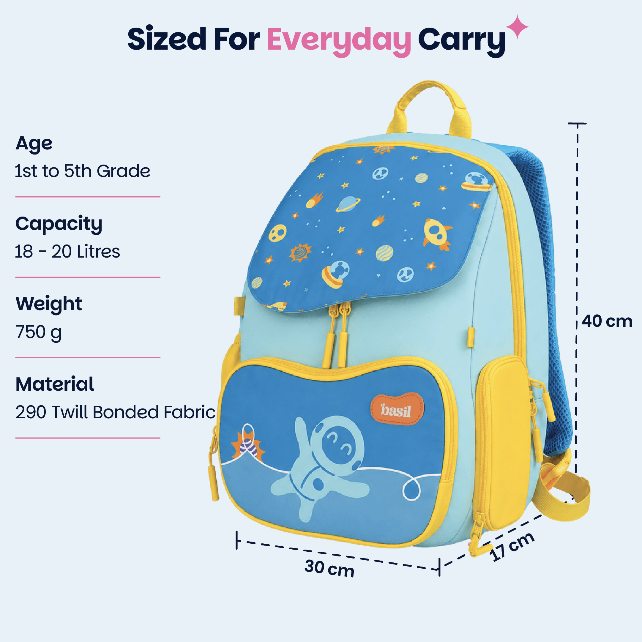 School Combo - Set of Bag & Lunchbox Super Swoosh