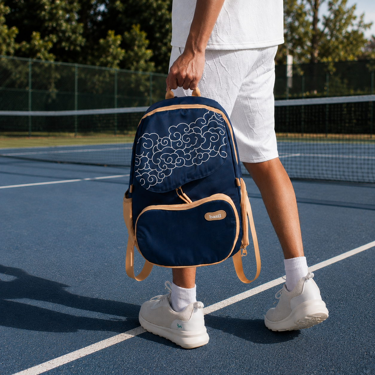 School backpack for Grades 1 to 5 with 4 spacious compartments - Midnight Sora