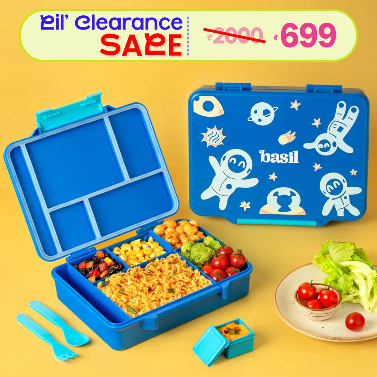 Bento Binge 6 C Classic LunchBox - Super Swoosh