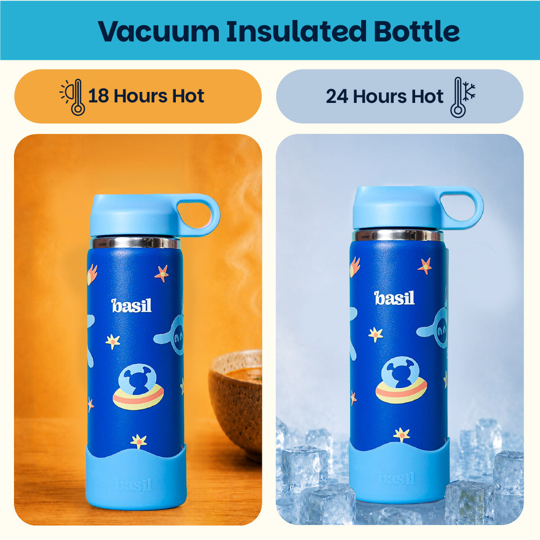 School Combo- Set of Water Bottle and Lunch Box Super Swoosh