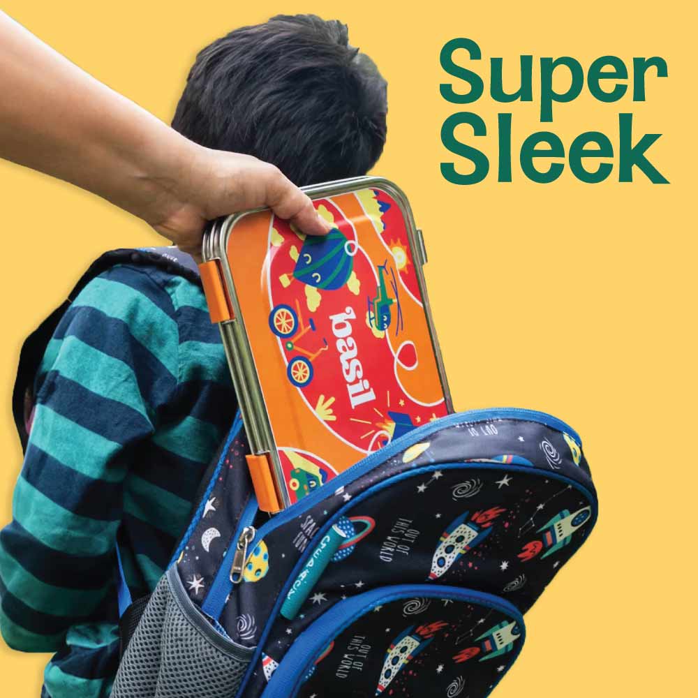 3 Compartment Stainless steel Lunchbox - Cloud Hopper