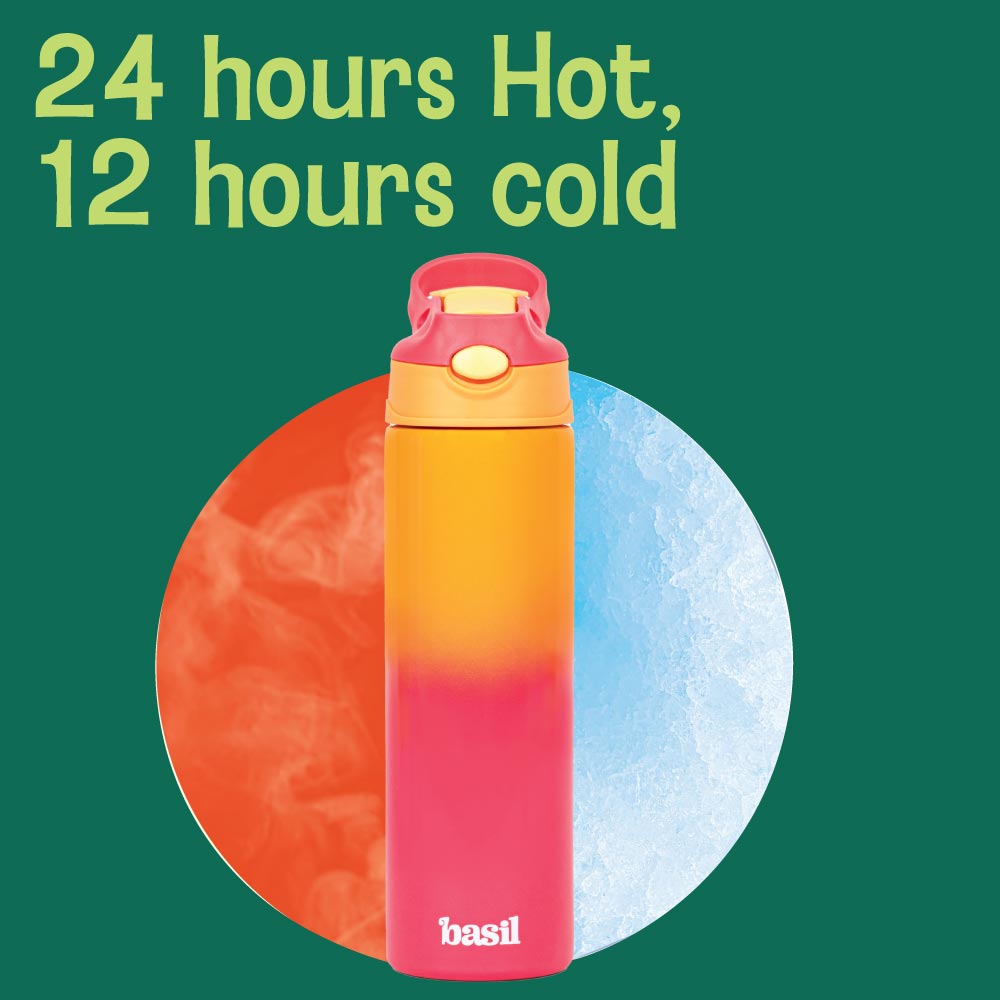 560 ml Insulated Stainless steel Sipper - Orange Blaze