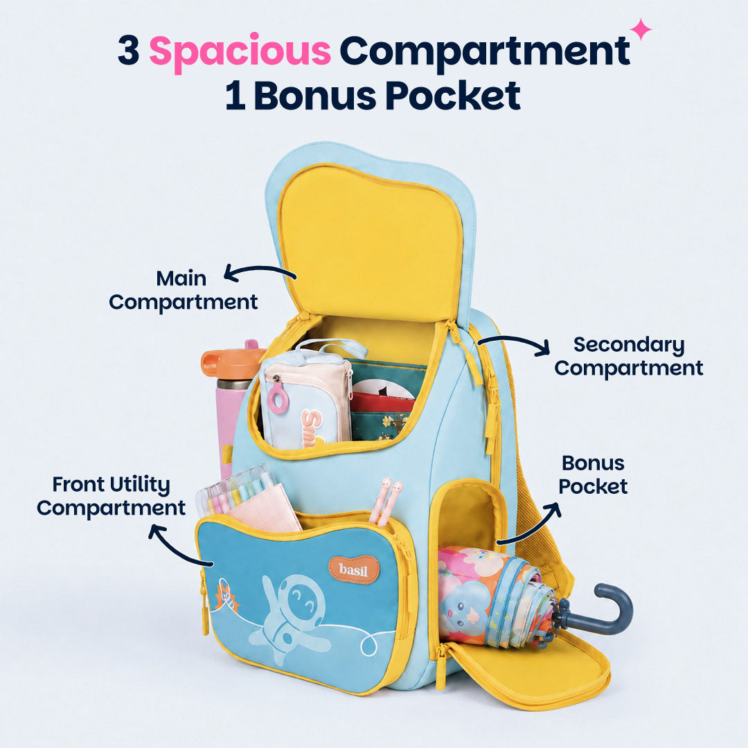 School Combo - Set of Bag & Lunchbox Super Swoosh