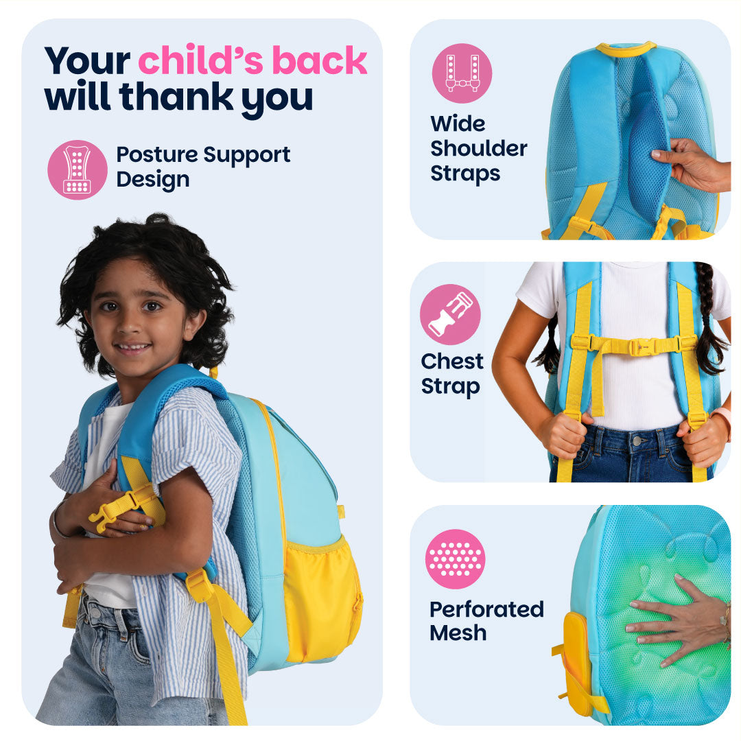 School Combo - Set of Bag & Lunchbox Super Swoosh