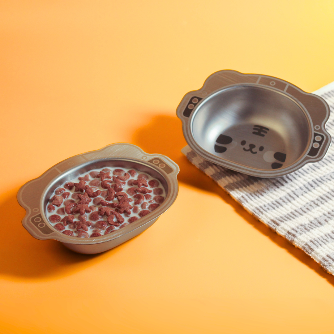 Stainless steel Astro bowl - Bear