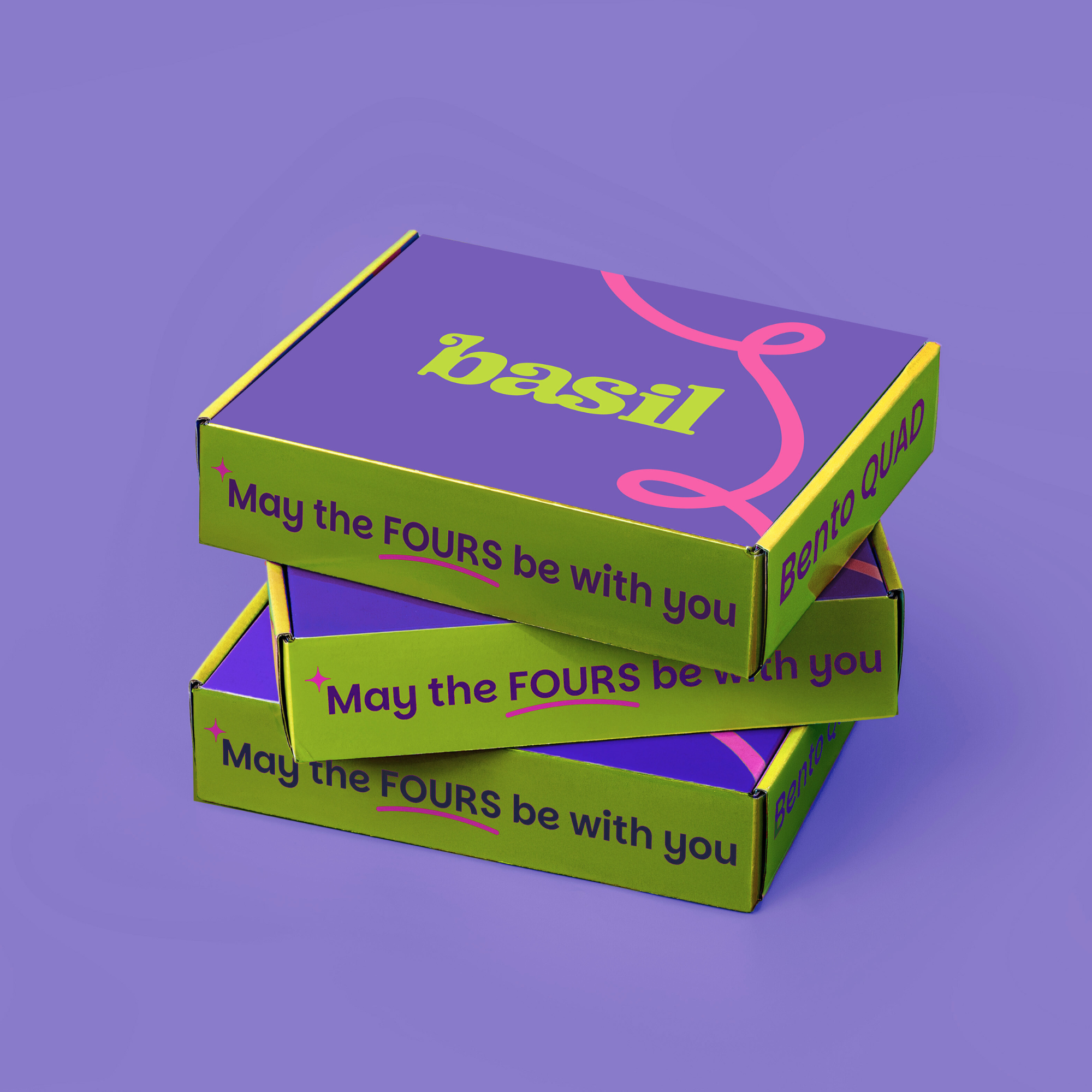 4 Compartment Stainless steel Lunchbox with Plastic lid - Coral Swirl