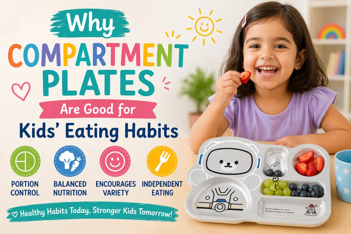 Benefits of Using Compartment Plates for Kids