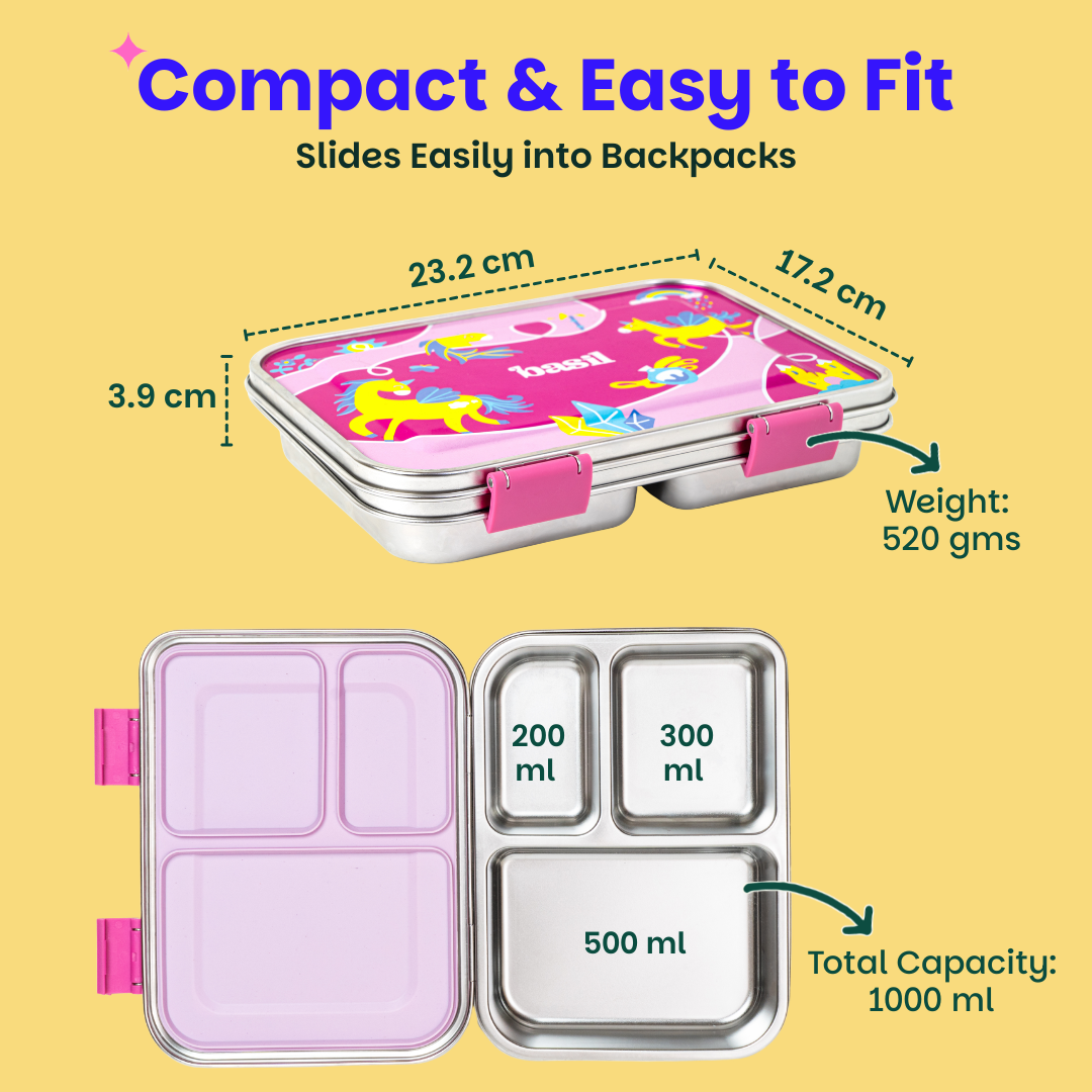 School Combo - Set of Bag & Lunchbox Pixie Dash