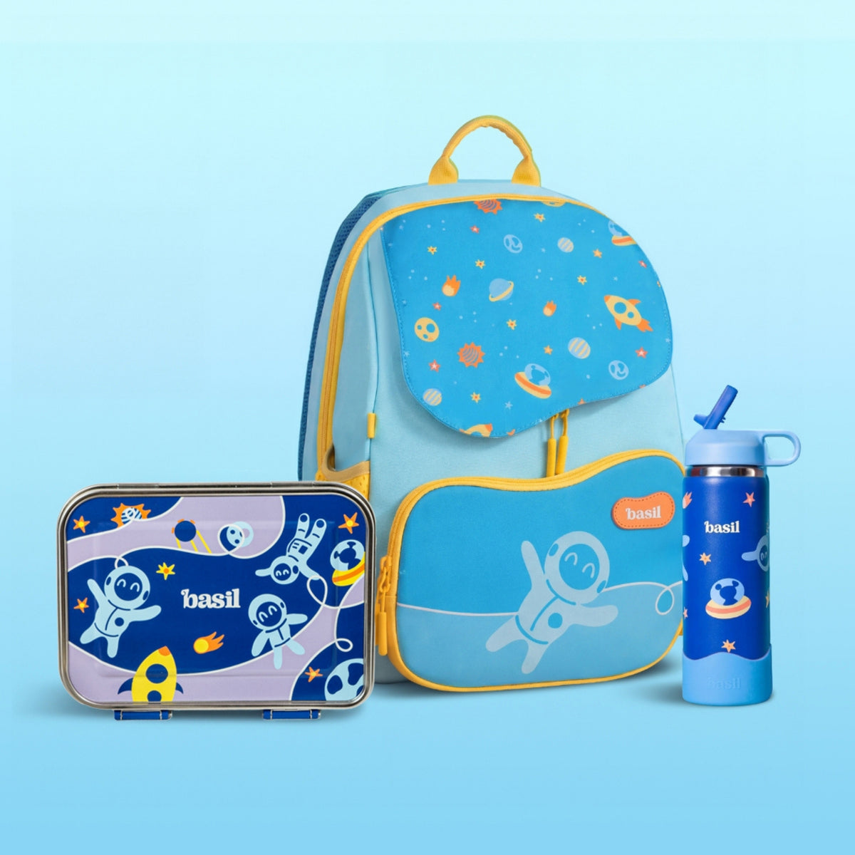 School backpack for Grades 1 to 5 with 4 spacious compartments - Super Swoosh