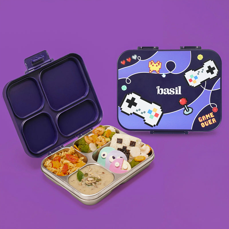 3 Compartment Lunch Box - Buy Steel Bento Box Online|Basil