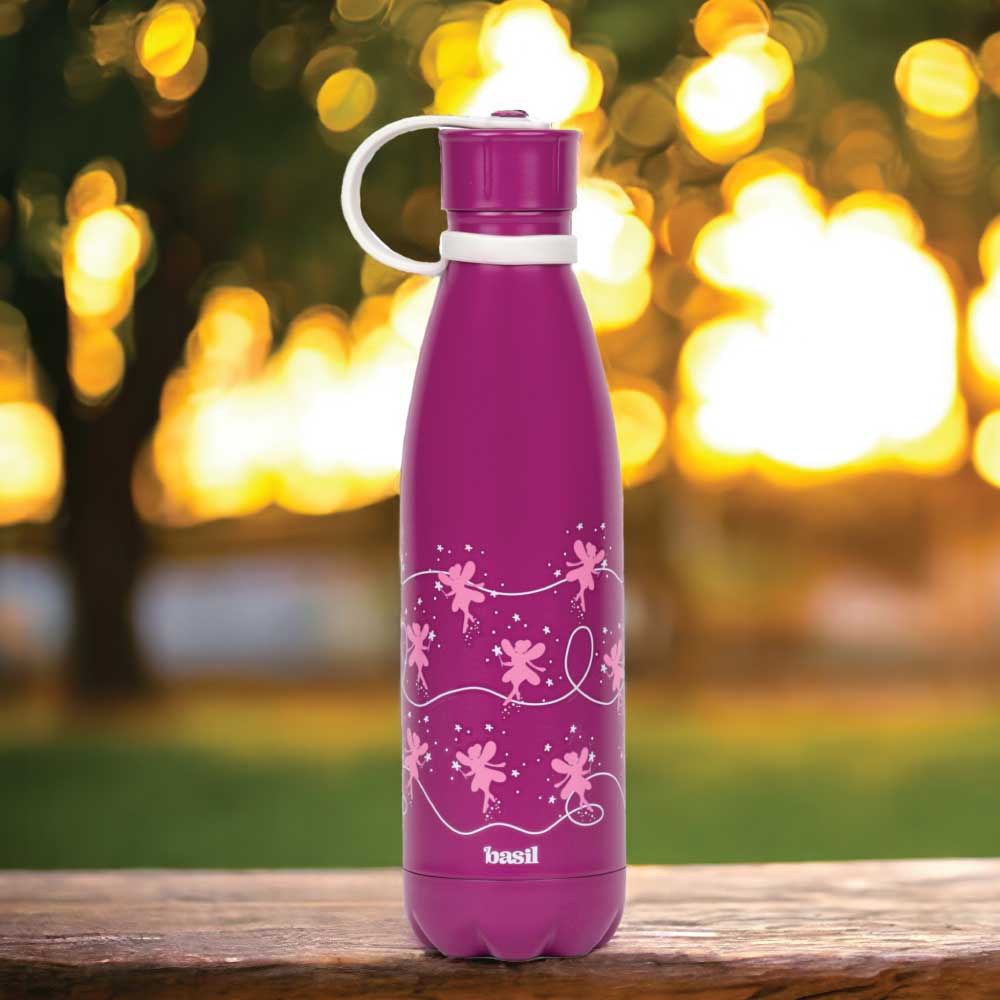 500 ml Insulated Stainless steel Bottle - Purple Fairy