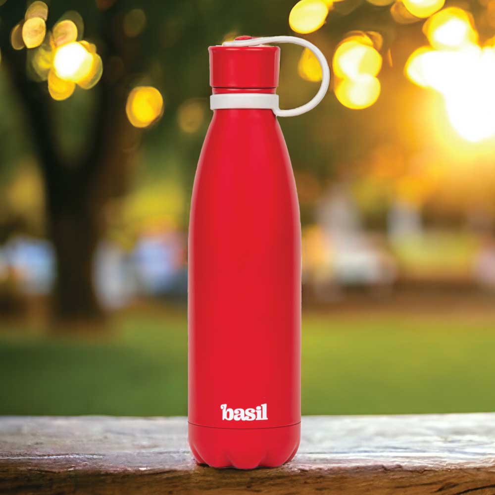 500 ml Insulated Stainless steel Bottle - Solid Red