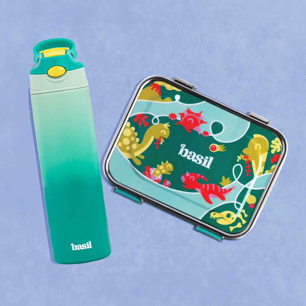 Set of 2 Bento box & 560 ml Sipper - Hocus Docus