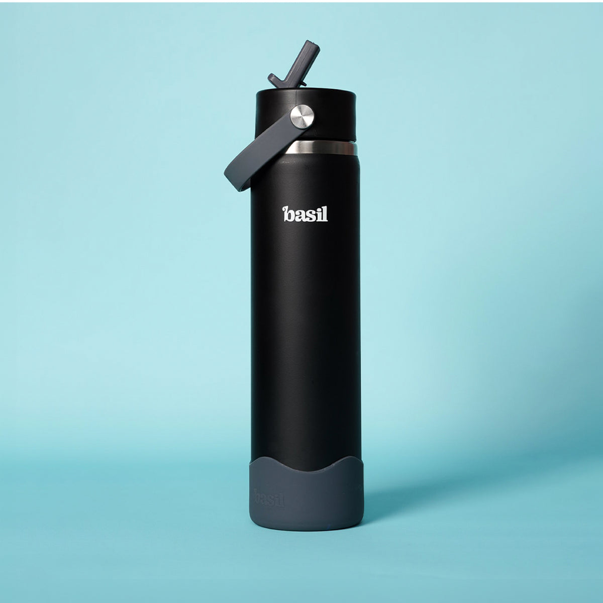 Hydrafizz 800 ml Sipper Bottle - Classic Black