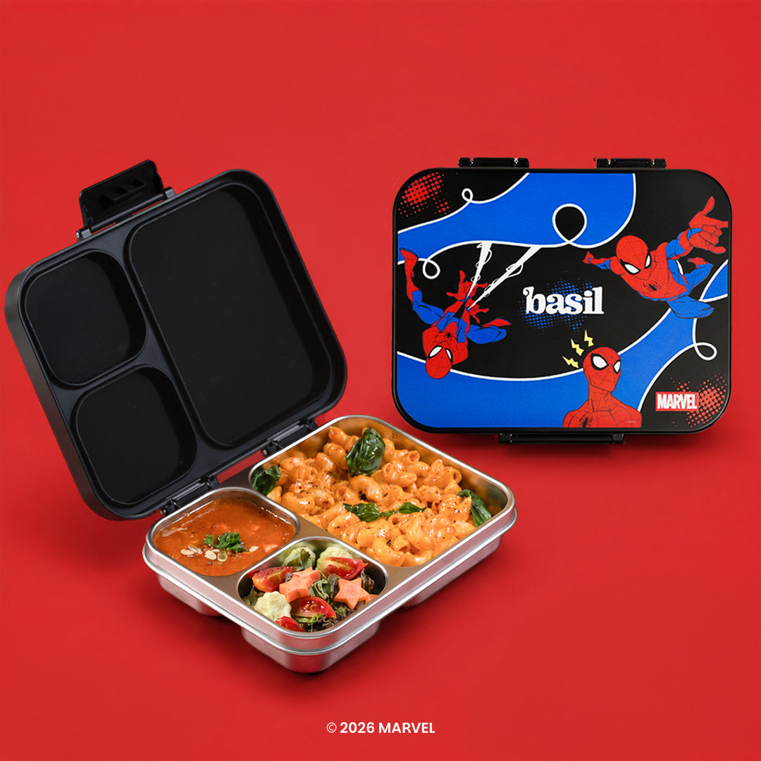 Big Tiffin Box - Buy 4 Compartment Premium Tiffin Box | Basil