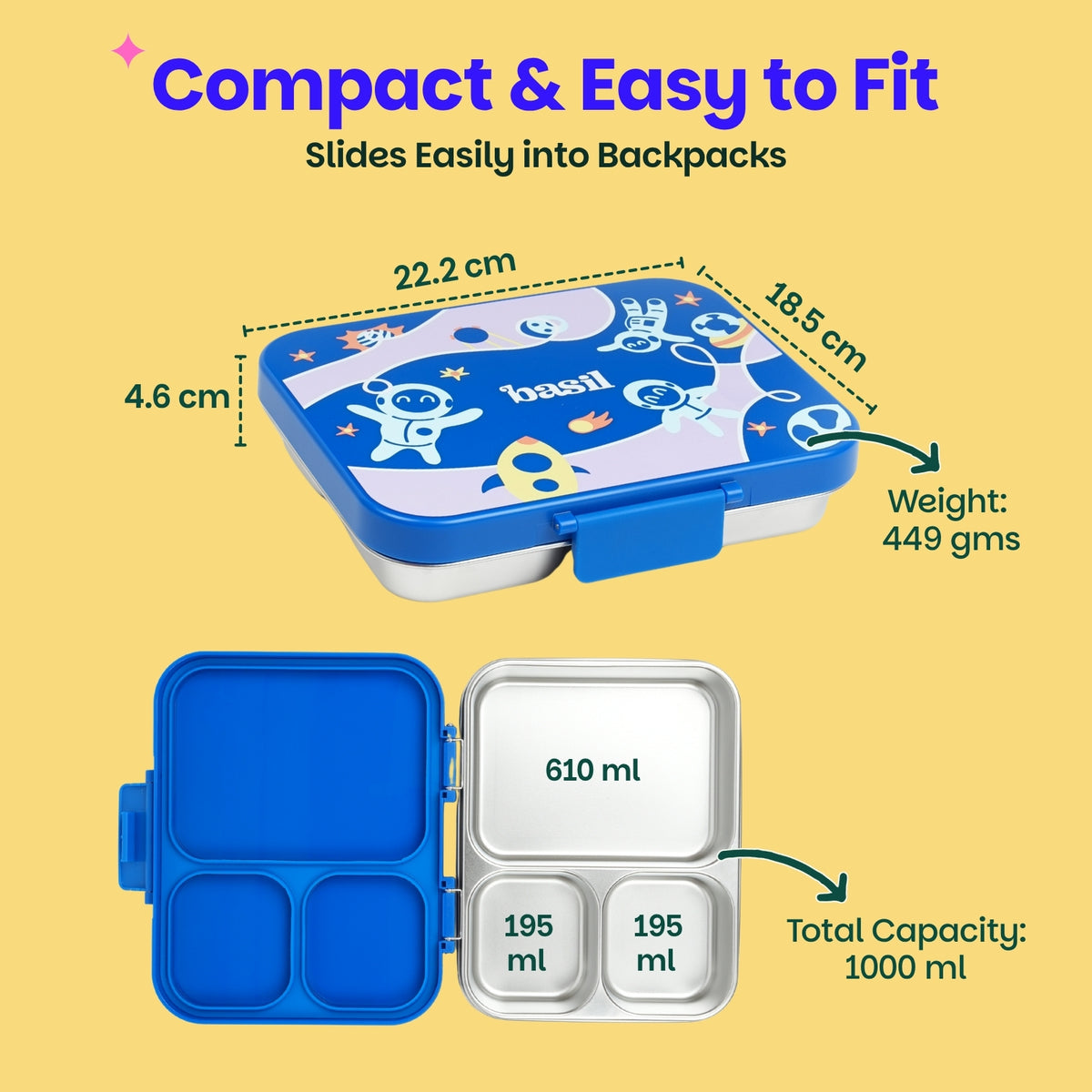 Bento Ace 3 C Lunch Box - Super Swoosh