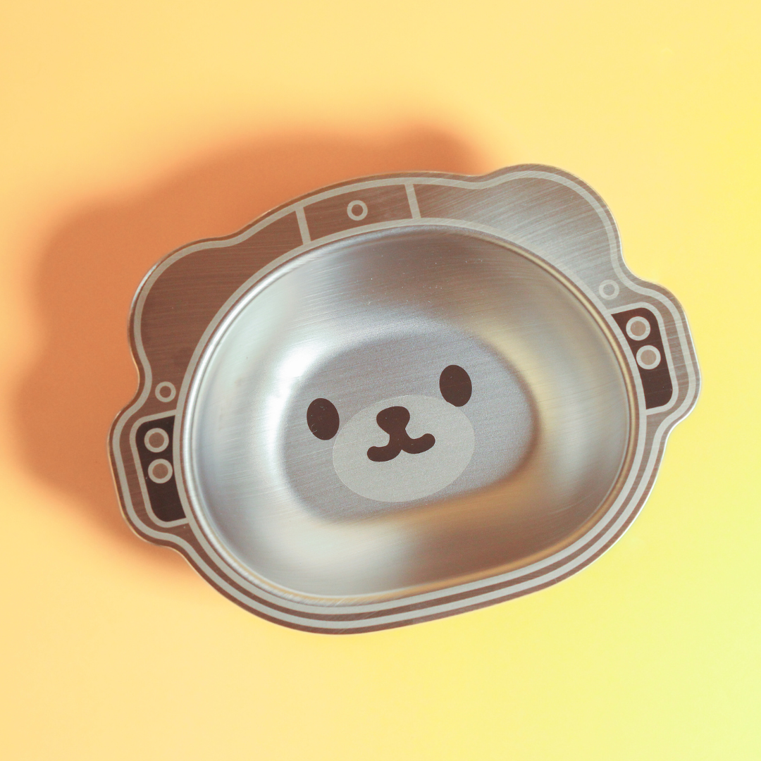 Stainless steel Astro bowl - Bear