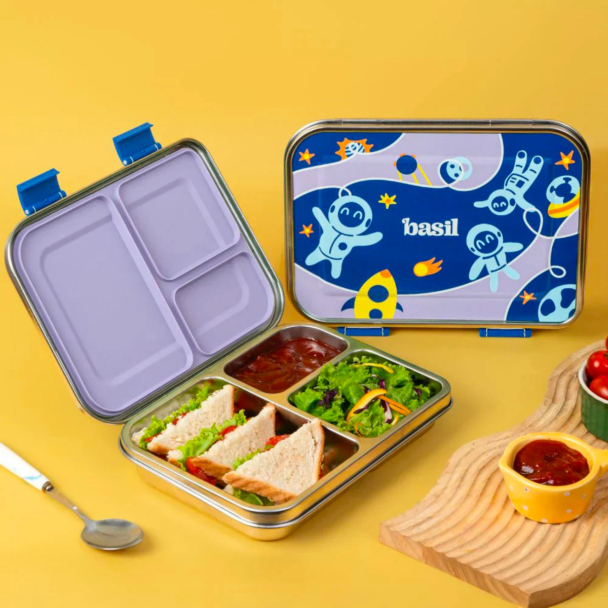 Bento Neo 3 C Lunch Box - Super Swoosh